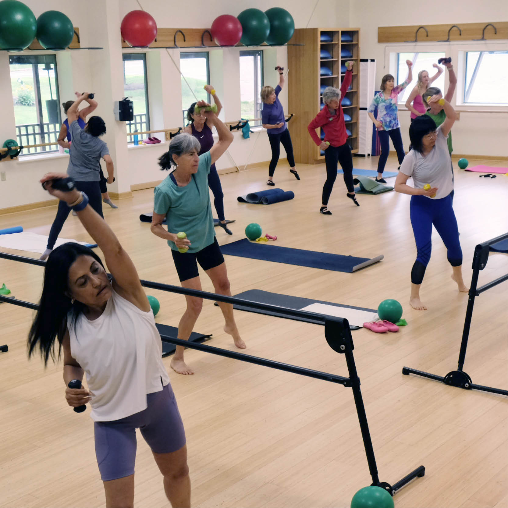 group exercise class