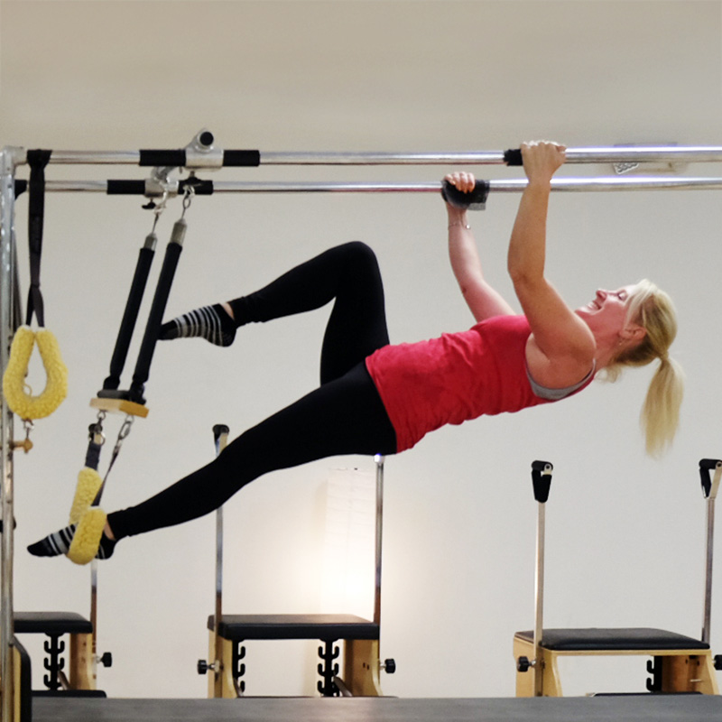 woman doing pilates