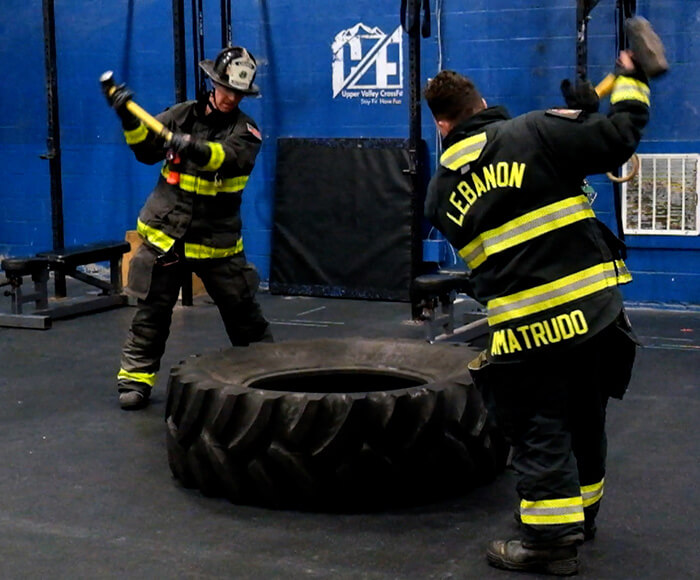 firefighters training